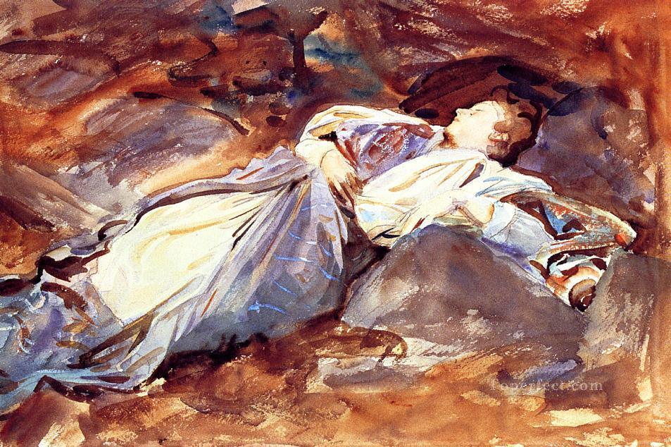 Violet Sleeping John Singer Sargent Oil Paintings